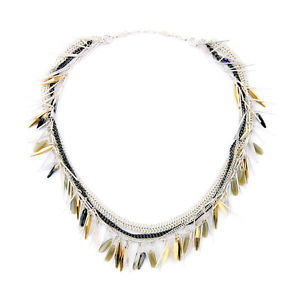 【送料無料】アクセサリー　ネックレス　コリアーフィンコートcollier argent fin multirang plusieurs facon court long echarpe original sd 1