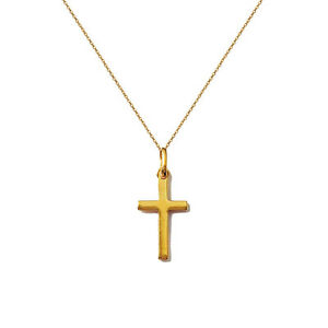 【送料無料】アクセサリー　ネックレス　コリアーヌフcollier croix chrtienne en plaqu or18ct neuf longueur au choix 45cm ou 50cm