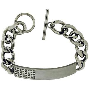 【送料無料】アクセサリー　ネックレス　ステンレススチールアイデンティティtoc da uomo cristallo incastonato acciaio inox identit acqua