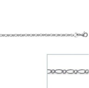 【送料無料】アクセサリー　ネックレス　アルジェントマッシフフィガロヌフchaine argent massif maille figaro 11 moyenne 80 cm neuf bijouteriejolybijoux
