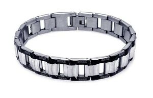 【送料無料】アクセサリー　ネックレス　ステンレススチールセルティックデザインカフuomo acciaio inox disegno celtico nero confine braccialelarghezza 121mm216cm