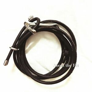 【送料無料】アクセサリー　ネックレス　フィットブレースアンカーフックステンレススチールabout the fit adjustable leather brace lace anchor hooks stainless steel clas
