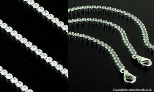 【送料無料】アクセサリー　ネックレス　スターリングシルバーテニスブレスレットホワイトbianco con zirconi e argento sterling bracciale tennis