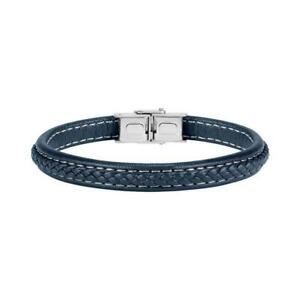 【送料無料】アクセサリー　ネックレス　カフbracciale sector uomo szv41 pelle blu