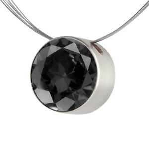 【送料無料】アクセサリー　ネックレス　トレーラーステンレススチールディープブラックブラックmelano rimorchio in acciaio inox 20 mm con zirconi nero profondo 01p4067 nero