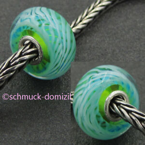 【送料無料】アクセサリー　ネックレス　trollbeads glasbead molla turcheseturquoise feather tglbe 102431