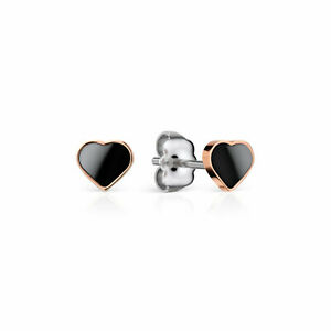 【送料無料】アクセサリー　ネックレス　スロットルハートブラックピンクゴールドイヤリングベーリングbering orecchini chiusura a farfalla 7043605 cuore nerooro rosa 22,350円