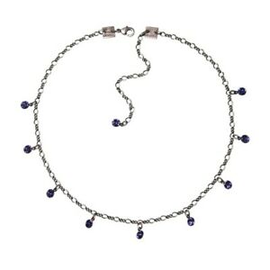【送料無料】アクセサリー　ネックレス　ネックレスライラックコレクションタンザナイトシルバーkonplott collana collier tutui collezione lilla tanzanite argento
