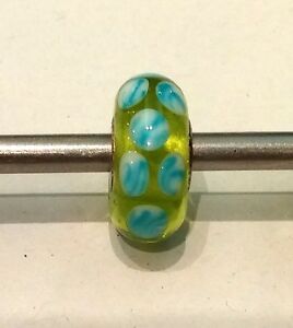 【送料無料】アクセサリー　ネックレス　ガラスビーズターコイズグリーンtrollbeads original authentic ritirato glass vetro palline verdi turchesi 61169