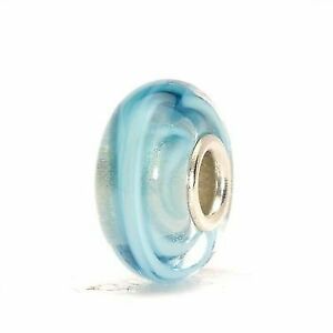 【送料無料】アクセサリー　ネックレス　ビーズガラスターコイズテープtrollbeads bead in vetro nastro turchese tglbe10236
