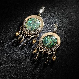 【貨物輸送無料】付属物 頸飾り ピンフリンジレトロブラックイヤリングorecchini a perno dorato tondo etnico frange verde nero retr matrimonio xx 11 ジュエリー・アクセサリー-ネックレス・ペンダント-男女兼用アクセサリー