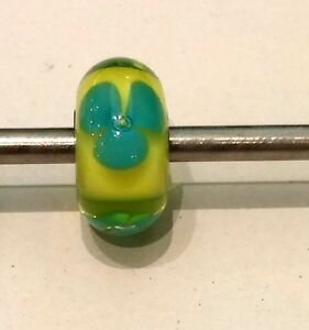 【送料無料】アクセサリー　ネックレス　オリジナルガラスターコイズフラワーtrollbeads original authentic ritirato glass vetro fiore turchese 61322 21,456円