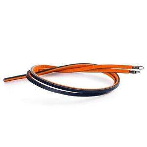 【送料無料】アクセサリー　ネックレス　オレンジブレスレットtrollbeads bracciale in pelle cuoio arancione blu tlebr00043