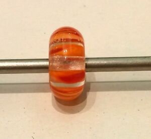 【送料無料】アクセサリー　ネックレス　オリジナルコーラルガラスtrollbeads original authentic ritirato vetro glass righe di corallo 61434