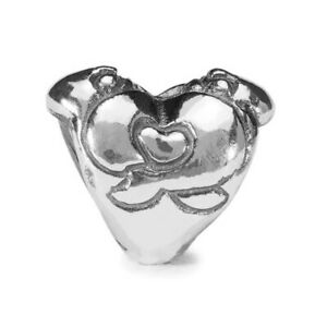 【送料無料】アクセサリー　ネックレス　シルバービードtrollbeads bead in argento abbraccio del cuore tagbe10007