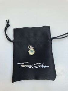 【送料無料】アクセサリー　ネックレス　トーマスレモンロブスタークラスプthomas sabo 12647744 november silver lemon quartz charm with lobster clasp
