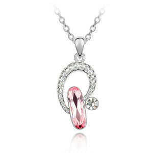 【送料無料】アクセサリー　ネックレス　チェーンネックレスピンクモダンシルバーcatena flourish ottone argento da donna donne collana cristallino rosa modern