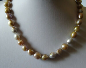 【送料無料】アクセサリー　ネックレス　コリアーデcollier de perles de culture baroques multicolores