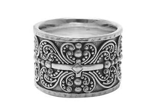 【送料無料】アクセサリー　ネックレス　スターリングシルバーデザインラウンドシェイプリングシンプルargento sterling bellissimo design rotondo forma anello con semplice ar9057s7