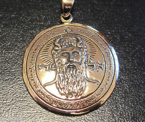 【送料無料】アクセサリー　ネックレス　ペンダントキーブロンズprima pentacolo of the sun da the chiave di salomone ciondolo in bronzo