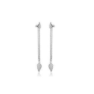 【送料無料】アクセサリー ネックレス ロベルトイヤリングシルバースワロフスキーペンダントroberto giannotti orecchini angeli gia326 argento 925 swarovski pendenti ali