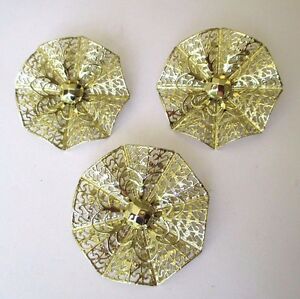 【送料無料】アクセサリー　ネックレス　ビンテージクリップbelle parure bijou vintage broche boucles doreilles clips plaqu or sign 247