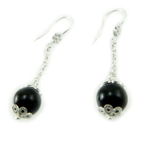 【送料無料】アクセサリー　ネックレス　シルバーサルデーニャオニキスペンダントイヤリングorecchini su coccu argento kokos sabegia artigianato sardo pendente onice