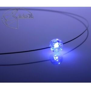 【送料無料】アクセサリー　ネックレス　コリアークリスタルホワイトスワロフスキーエレメントネックレスボールcollier cristallo ball bianco con elementi swarovski leuchtete collana da donna
