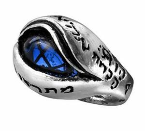【送料無料】アクセサリー　ネックレス　イギリスゴシックマジックスワロフスキークリスタルサファイアリングalchemy of england gotico angels eye magic cristallo swarovski zaffiro anello
