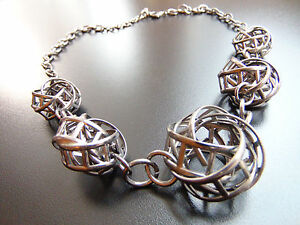 【送料無料】アクセサリー　ネックレス　レビーコスチュームジュエリーチェーンネックレスbigiotteria donna catena collana in argento rhodinierte collier, di catia levy