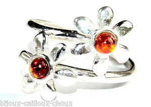 【送料無料】アクセサリー　ネックレス　アルジェントマッシフアンブルリングbague argent massif 925 ambre fleur t 52 bijou ring