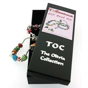 【送料無料】アクセサリー　ネックレス　ネックレスビーズカフキットセットtoc beadz diy fai da te collana di perline e bracciale kit set regalo