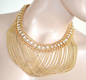 【送料無料】アクセサリー　ネックレス　ゴールドネックレスチェーンコリアーgirocollo donna collana oro cristalli catena collier da cerimonia strass 1025 21,754円