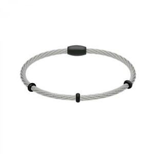 【送料無料】アクセサリー　ネックレス　メタルブレスレットクロスbracciale rigido uomo morellato cross sahu08 misura l acciaio nero fiv