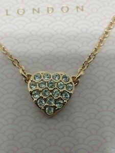 【送料無料】アクセサリー　ネックレス　テッドベーカークリスタルハートネックレスピンクゴールド
