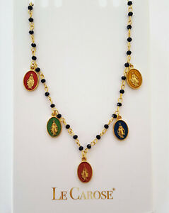 【送料無料】アクセサリー　ネックレス　ネックレスマルチカラーle carose collana rosario madonnina miracolosa multicolor 21,158円