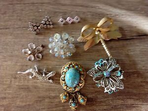 【送料無料】アクセサリー　ネックレス　ヴィンテージジョブバッチlavoro lotto di vintage broccias