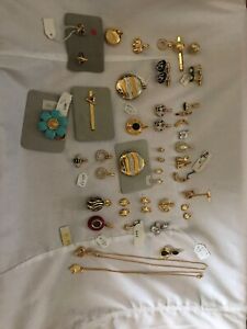 【送料無料】アクセサリー ネックレス レトロビンテージネックレスペンダントカフスボタンバッチcostume retr vintage collane ciondoli gemelli lotto odl