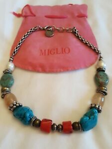 【送料無料】アクセサリー　ネックレス　キビネックレスcollana di miglio