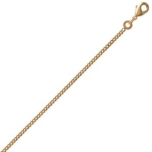 【送料無料】アクセサリー　ネックレス　グルメchaine plaqu or maille gourmette 2mm