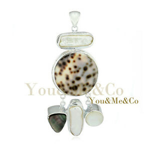 【送料無料】アクセサリー　ネックレス　スターリングシルバーペンダントモップアワビnaturale mop abalone madreperla argento sterling 925 ciondolo｜hokushin