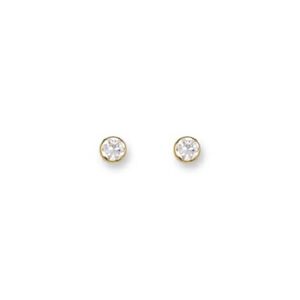 【送料無料】アクセサリー　ネックレス　ｋｔイヤリングcon zirconi cubici in oro 9 kt 5 mm rubover orecchini e r j co