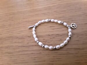 【送料無料】アクセサリー　ネックレス　パールサインブレスレットchlobo pace firmare pearl bracciale