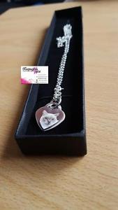【送料無料】アクセサリー　ネックレス　チェーンフリーボックステキストargento sterling foto incisa dall amp; catenalibera box amp; testo