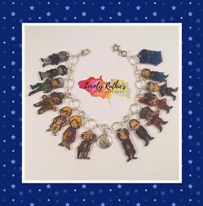 【送料無料】アクセサリー　ネックレス　ブレスレットnuovo fatto a mano signore del tempo bracciale con charm 13 medici whovian doctor who tardis