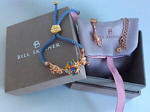 【送料無料】アクセサリー　ネックレス　ビルスキナーカフカラーピンクゴールドネックレスbill skinner bracciale color oro rosa e collana set｜hokushin 15,826円