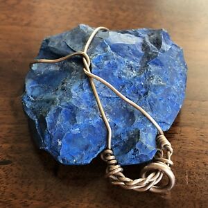 【送料無料】アクセサリー　ネックレス　ラピスラズリペンダントセンチun esemplare naturale lapislazzuli ciondolo, 55cm｜hokushin