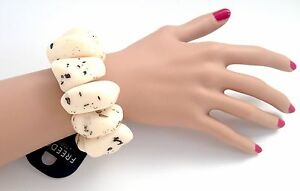 【送料無料】アクセサリー　ネックレス　ストレッチパールブレスレットユニークtopshop extra large trama grossa perla stretch bracelet molto unico nuovo