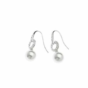 【送料無料】アクセサリー　ネックレス　イヤリングラインストーンorecchini donna ottaviani con perle sintetiche strass e metallo anallergico