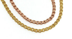 【送料無料】アクセサリー　ネックレス　ベネチアンネックレスゴールドピンクチェーンペンダントcollana veneziana 18ct oro doubl giallo o rosa o dorata catena pendagli nuova